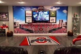 Buckeye Sports Man Cave Man Cave Home Bar Ohio State Rooms
