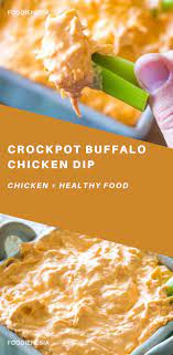 Crockpot Buffalo Chicken Dip Recipe Buffalo Chicken Dip Buffalo Chicken Healthy Appetizers Easy