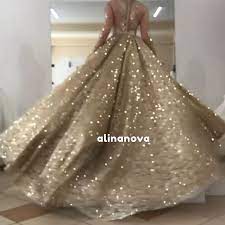 Gold Wedding Dress Bling Bling Sequin Ball Gown Video Video Sparkle Wedding Dress Glamour Dress Ball Gown Wedding Dress