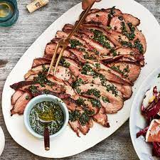 Make Ahead Meal Grilled Lamb Shoulder With Herby Sauce Recipe Dinner Party Entrees Dinner Party Recipes Dinner Party Recipes Make Ahead