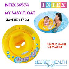 Ban renang bentuk gajah dengan dudukan (dua lubang kaki) dan canopy. Intex 59574 Pelampung Ban Renang Bayi My Baby Float Shopee Indonesia