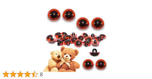 celloexpress 15mm Amber Sew On Eyes