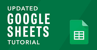 New Google Sheets Tutorial Google Sheets Tutorial Cool Websites