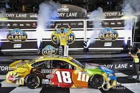 You can use some words more than gaby: Kyle Busch Steals Busch Clash Win As Leaders Wreck