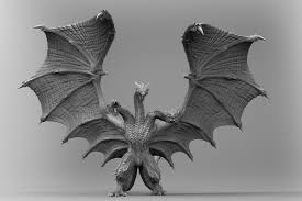 Rustam Hadi Ghidorah Ghidorah Godzilla Kotm Godzillakingofthemonster Fan Art Leaf Tattoos Maple Leaf Tattoo