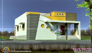 Tamilnadu Model Small Budget House Kerala Home Design And Floor Ground Elevation Designs In Small House Elevation Design House Front Design House Outer Design