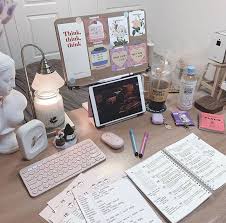 Aesthetic Cute In 2020 Study Room Decor Study Inspiration Study Corner