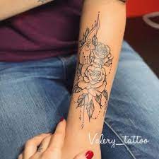 Coktak 11 blätter full arm temporäre tattoos männer herren wasserdicht ärmel fake warrior tatoos aufkleber wolf löwe tiger voller große frauen beine rose tattoo temporär tätowierungen tiere erwachsene. Rosetattoo Forearm Tattoo Women Foot Tattoos Feminine Tattoos