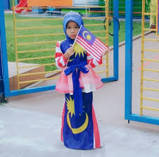 Baju Peplum Pakaian Beragam Kebangsaan Hari Merdeka Babies Kids Girls Apparel 4 To 7 Years On Carousell