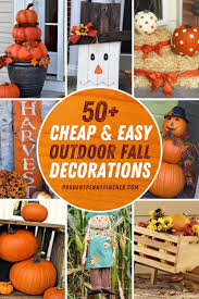 Our beautiful photos along with explanations will make your fall decorating. 50 Cheap And Easy Diy Outdoor Fall Decorations Fall Outdoor Decor Easy Diy Fall Decor Fall Decor Diy