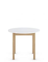 A planked tabletop of dramatic thickness creates a space of warmth for guests and family to gather around. Dining Room Tables Oak Wooden Extending Tables M S Ie