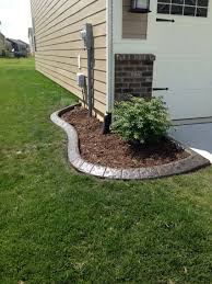 Color And Stamped Concrete Edging Landscape Curbing Landscaping Around House Diy Landscaping
