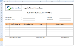 Sudah tak asing lagi tentunya ketika ada sebuah penjualan barang atau makanan, seorang usaha pasti mempunyai nota sebagai. Fungsi Dan Contoh Form Bukti Penerimaan Barang Dalam Excel Adhe Pradiptha