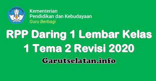 Persatuan dalam perbedaan subtema : Rpp Daring 1 Lembar Kelas 1 Tema 2 Revisi 2020