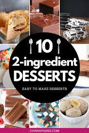 What is it about being cooped up inside that makes people want to pick up a bread pan or cookie sheet? 10 Easy To Make 2 Ingredient Desserts