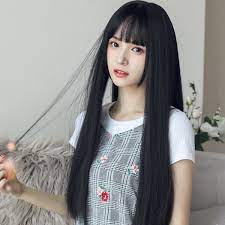 Check spelling or type a new query. Black Long Straight Wig Yv42043 Youvimi Black Hair Korean Straight Black Hair Black Hair Aesthetic