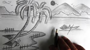 Landscape pencil drawings pencil drawings of flowers landscape sketch pencil drawing tutorials drawing ideas pencil sketching drawing scenery nature drawing shading drawing. Shading Drawing Of Scenery At Paintingvalley Com Explore Collection Of Shading Drawing Of Scenery