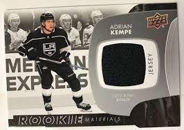 Kempe was selected by the kings in the first round (29th overall) of the 2014 nhl entry draft. 2017 18 Upper Deck Rookie Materials Hockey Checklist Ultimate Cards And Coins