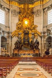 The papal basilica of saint peter in the vatican, or simply saint peter's basilica, is a church built in the renaissance style located in va. The 1653 Era Apse Altar Of St Peter S Basilica Ii Editorial Photo Image Of City Famous 89295951