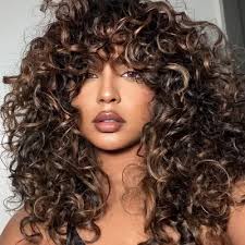 Ombre Brown Curly Wigs