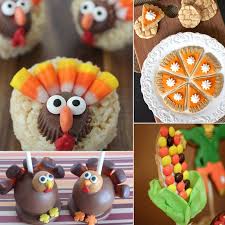 Turkey treat bags with printable tags. Pictures Of Thanksgiving Desserts For Kids Popsugar Family