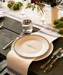 Gold Grateful Bistro Plates Williams Sonoma Open Kitchen Thanksgiving Dinner Table Decorations Thanksgiving Dinner Table Dinner Table Decor
