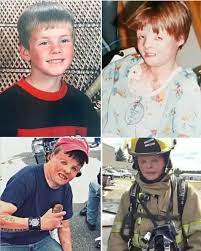As a baby, Dylan Mills survived a fire that left burns across 84% of his  tiny body. Sixteen years later, under the stadium lights in Cleveland, TX,  those scars shimmered alongside his