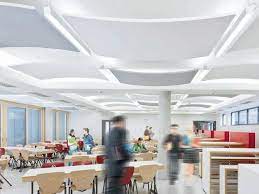 Isole Acustiche Thermatex Sonic Arc By Knauf Amf Italia Controsoffitti