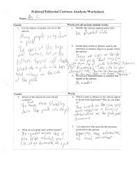Level 2 which of the objects on your list are symbols? Scojo262 Cartoon Analysis Worksheet