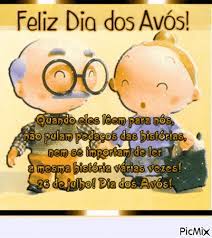 Olhe mais para as cores das flores, abrace mais quem você ama, brinque mais com seu bicho de estimação… a vida se constrói de um longo caminho mas a memória nasce dos momentos em que paramos de. Feliz Dia Dos Avos 26 07 Picmix