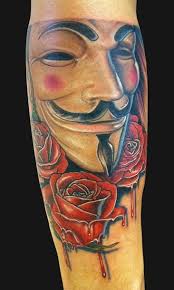 V For Vendetta Guy Fawkes Mask Tattoo This Is Actually Quite Awesome V For Vendetta Tattoo Vendetta Tattoo V Tattoo