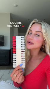 Favorite Red Gel Nail Polishes Swatches