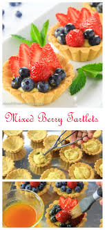 Mini Tart Shells Filled With Homemade Custard Fresh Berries And An Apricot Glaze An Easy And Elega Fruit Tart Recipe Fruit Tart Recipe Mini Mini Fruit Tarts