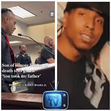 Robert Brooks Jr. confronted Christopher Walrath, a prison guard sentenced  to 15 years for helping beat his father to death at Marcy prison. ,  #explore #diamondstonetv