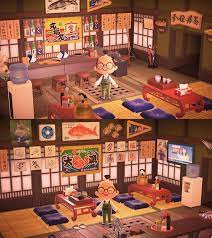 created an izakaya still a wip adding a back kitchen and bathroom is it too dark to put a zucker animal crossing animal crossing game animal crossing cafe