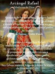 Arcángel rafael, que la divina luz de la verdadera cura, sea direccionada sobre (mi nombre o nombre de la persona enferma). Oracion A San Rafael Arcangel Para Proteccion Oraciona Oraciones Oraciones Poderosas Frases Religiosas