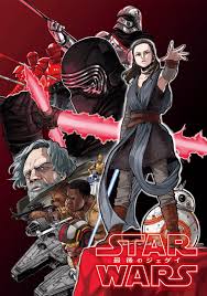 My Hero Academia Artist Draws Star Wars The Last Jedi Tribute Lrmonline Star Wars Tribute Rey Star Wars Star Wars Poster