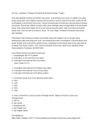 Jumlah pemain dalam permainan bola voli adalah…orang. 30 Soal Jawaban Tentang Permainan Bola Besar Essay Pilgan