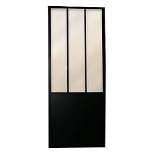 Find secure, sturdy and trendy porte coulissante at alibaba.com for residential and commercial uses. Porte Coulissante Vitree Esprit Atelier Noir H 204 X L 93 Cm Castorama
