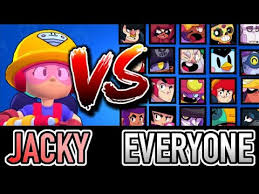 It's time to start working~ (u/koishiko) jacky. Jacky Vs Every Brawler In Brawl Stars How To Win With Jacky Brawl Stars Youtube