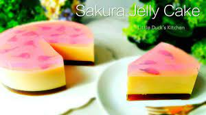 Resep christmast log cake layak jadi hantaran. æ¨±èŠ±æžœå†»è›‹ç³• Sakura Jelly Cake Jelly Cake Jelly Cookie Desserts