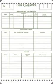 Fiche inventaire contenu congélateur : Fiches D Inventaire Comptabilite Patrimoniale Gestion Comptable Intendance Enseignement Documents Accessoires La Boutique Berger Levrault