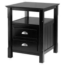 Where Do You Put The Cpap Winsome Wood Black Nightstand Bedroom Night Stands