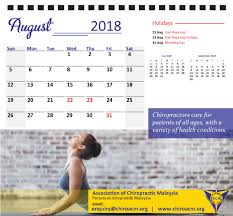 Welcome to the unified chiropractic association of oklahoma. Elegant Professional Chiropractor Calendar Design For Association Of Chiropractic Malaysia By Parul Design 16534194