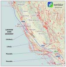 Temblor San Andreas Fault Map Temblor Net