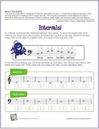 Intervals Seconds Free Music Theory Worksheet Music Theory Worksheets Music Theory Music Theory Lessons