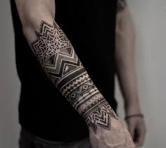 Covered up tribal tattoos such as hips and chest tattoos are more sacred in nature. Half Sleeve Tribal Tattoo Designs Forearm Novocom Top