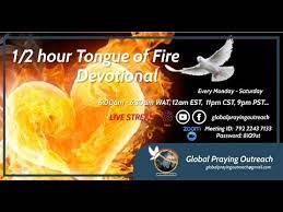 Tongues Of Fire Devotional 02 16 2021 Youtube