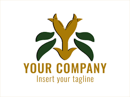 Download Logo Gold Mascot With Green Leaves Graphic By Silkymilkycreative Creative Fabrica SVG Cut Files