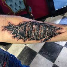 Ripped skin tattoos are also coveted for pride tattoos, such as sports fanatics or patriots. Top 49 Ripped Skin Tattoo Ideas 2021 Inspiration Guide